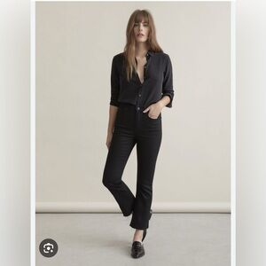 Everlane Hi Rise Kick Crop jeans